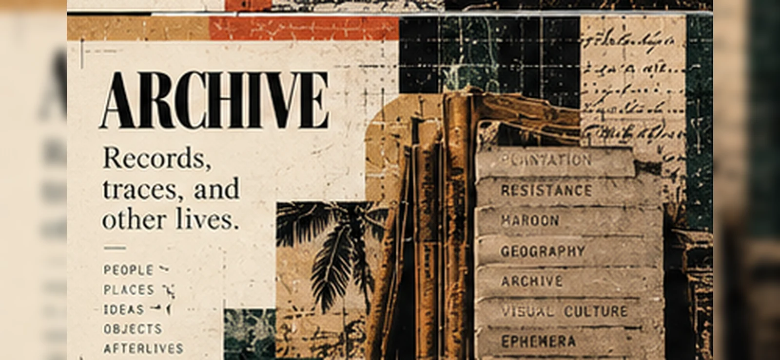 Original conceptual illustration: archive